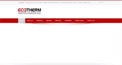 Desktop Screenshot of ecothermwaterheater.com